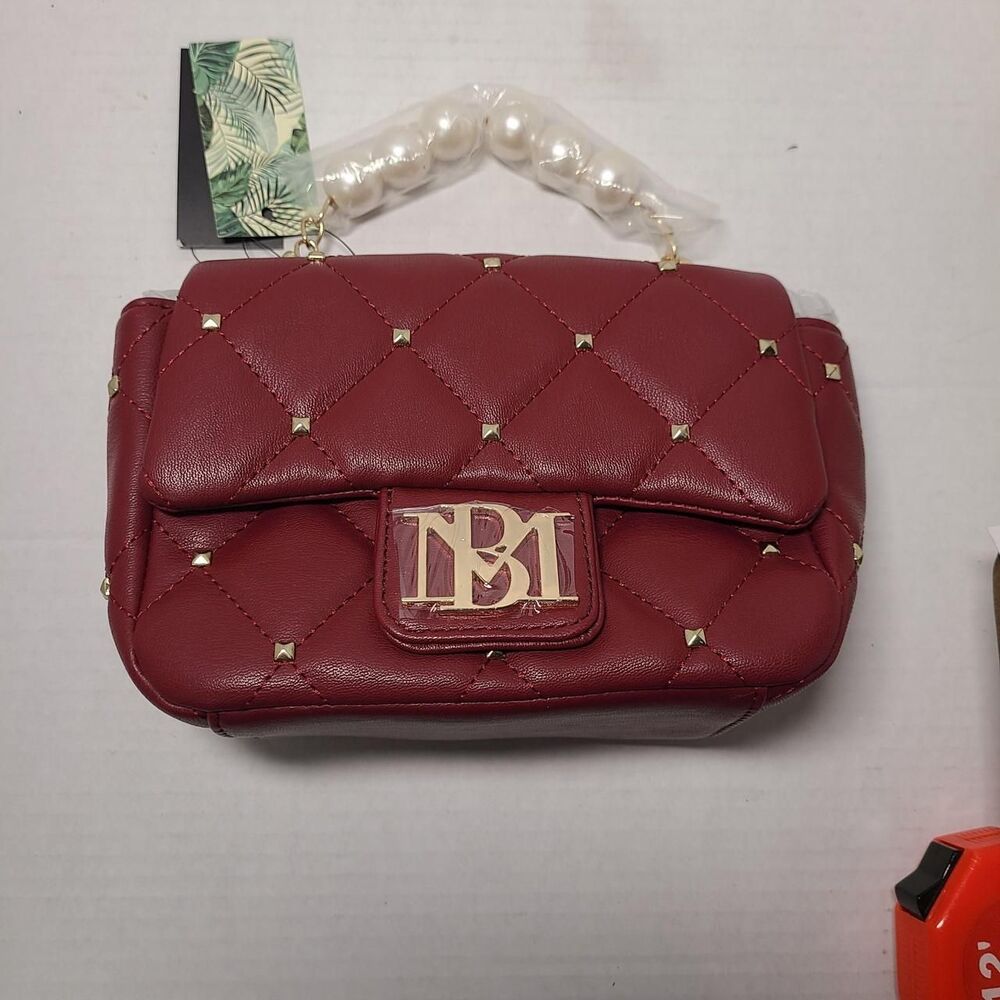 Badgley-mischka Women's Red and Burgundy Bag